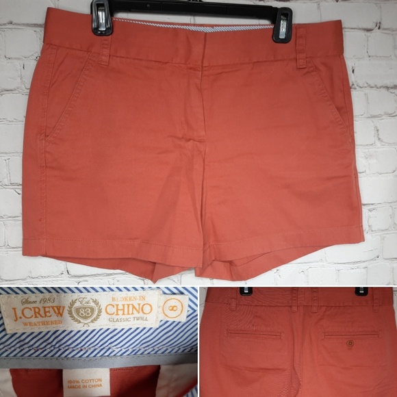 J. Crew Chino shorts size 8 - Picture 2 of 5